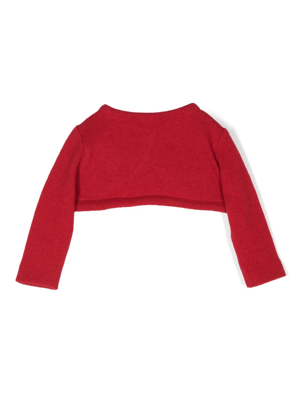 Monnalisa cropped cardigan - Rood