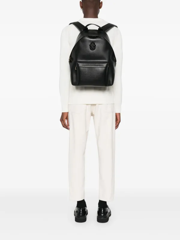 Billionaire ブラック　レザー　バックパック Billionaire Leather Backpack | Black | FARFETCH