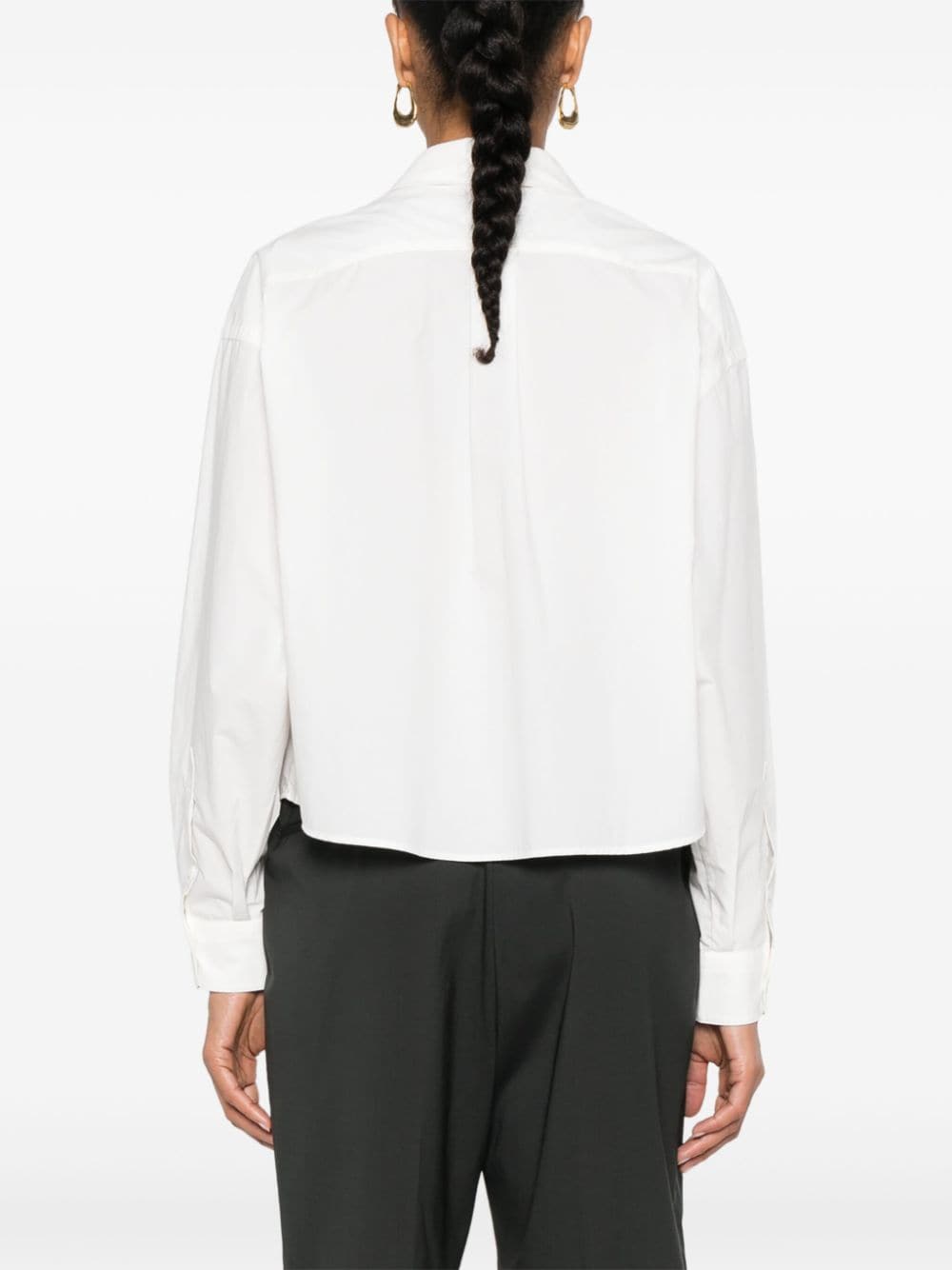 Shop Apc Cotton Shirt In Weiss