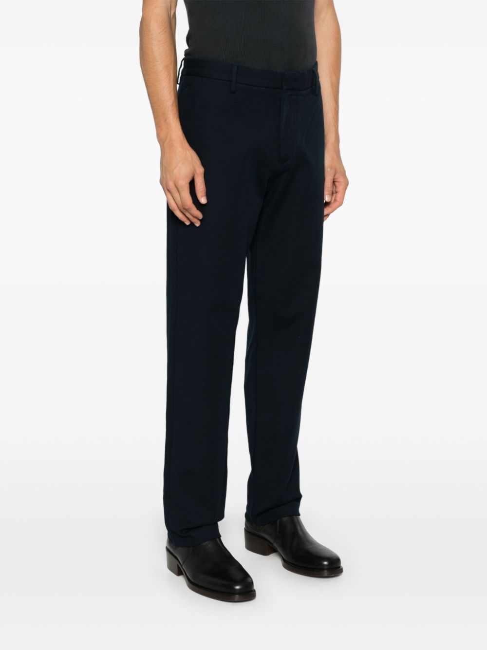 Emporio Armani logo-plaque trousers Men