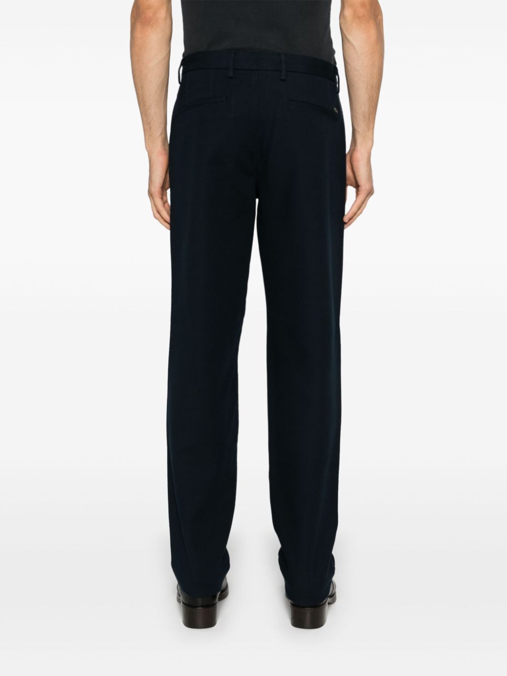 Emporio Armani logo-plaque trousers Men