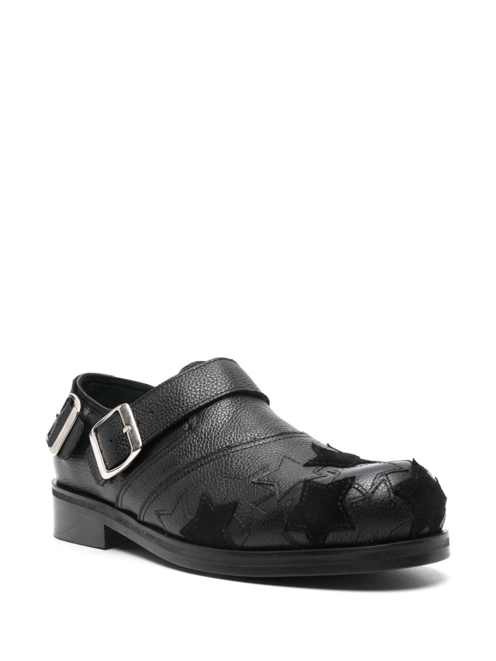 Shop Stefan Cooke Star Biker Shoes In Black