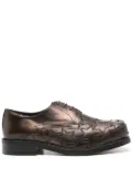 Stefan Cooke star square-toe derby shoes - Brown