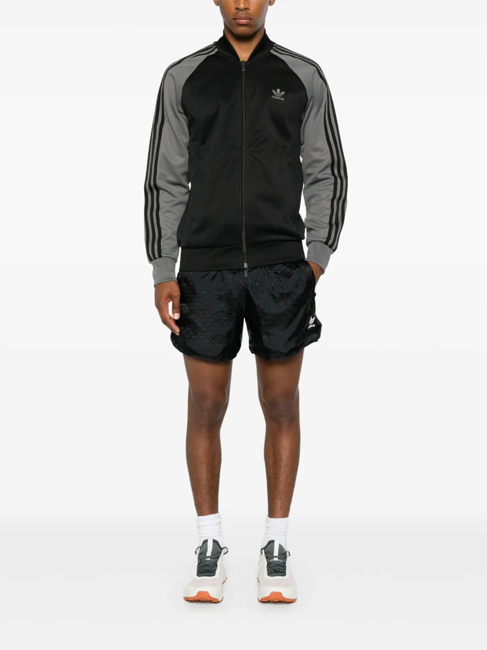 adidas Shorts met monogram Zwart