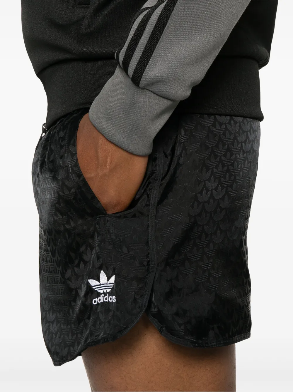 adidas Shorts met monogram Zwart