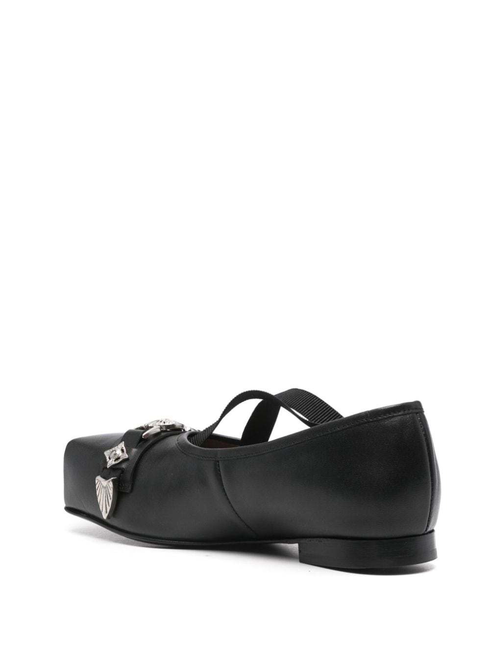 Toga Pulla Ballerina's met metallic detail Zwart