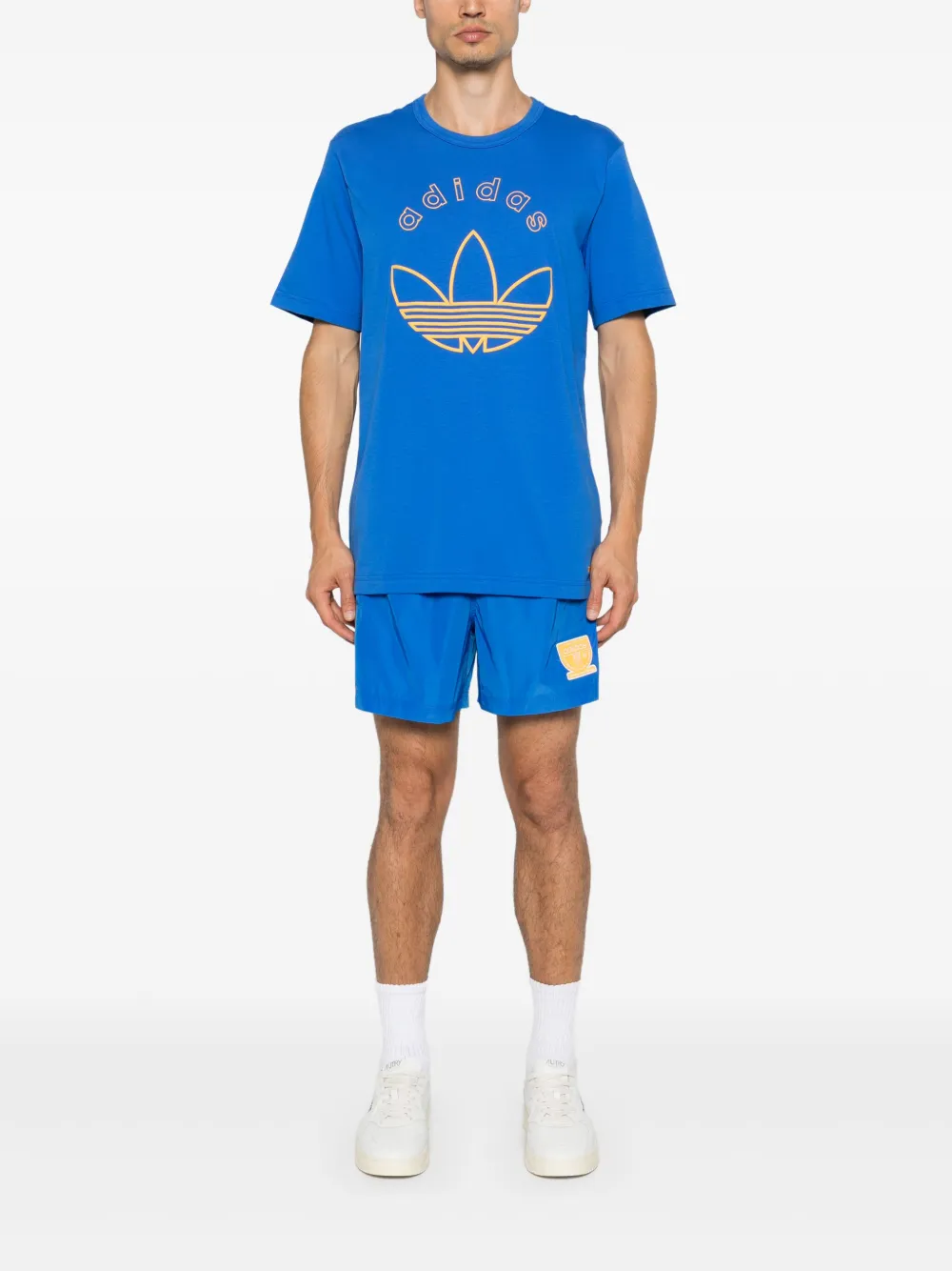 adidas Graphics trainingsshorts Blauw