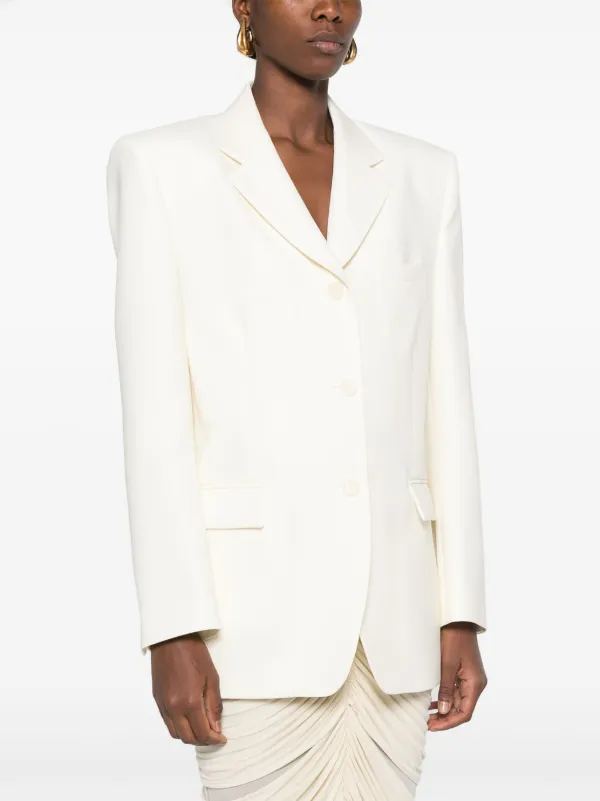 Magda Butrym single-breasted Blazer | Neutrals | FARFETCH AU