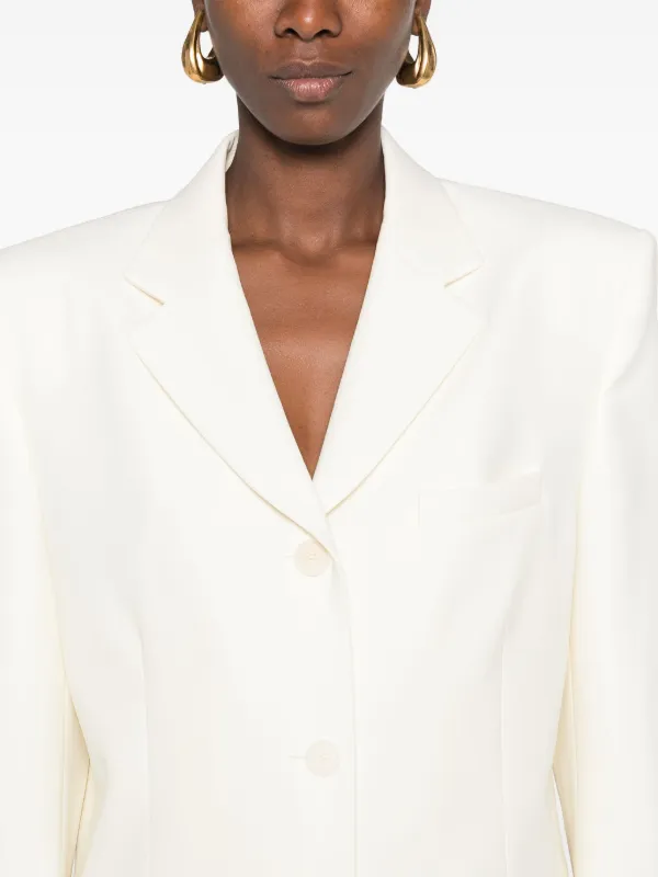 Magda Butrym single-breasted Blazer | Neutrals | FARFETCH AU