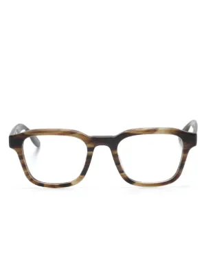 Jimmy Choo Eyewear glitter-embellished cat-eye Glasses | Brown