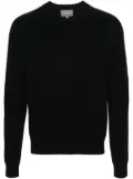 Eric Bompard Hammered V-neck sweater - Black