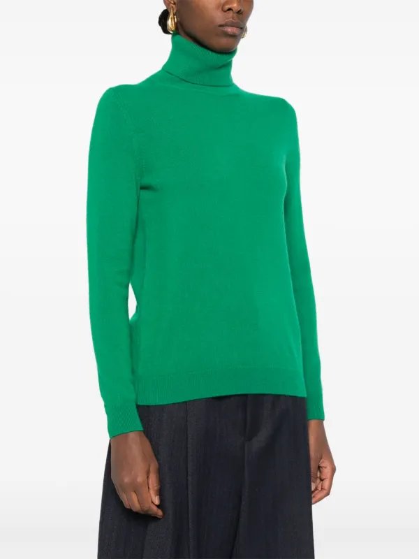 Eric Bompard Classic Turtleneck Sweater Green FARFETCH AE