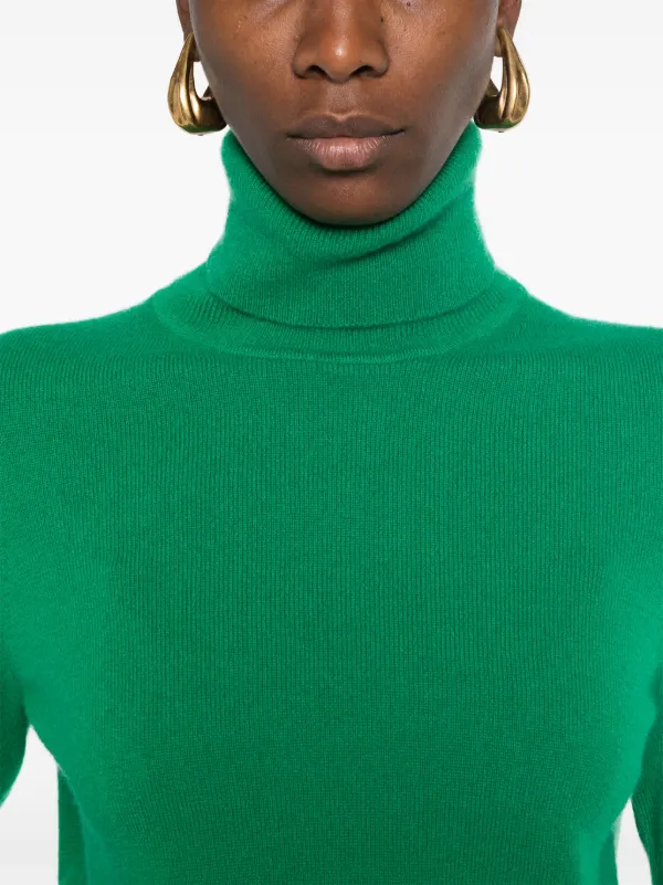 Eric Bompard Classic Turtleneck Sweater Green FARFETCH AE