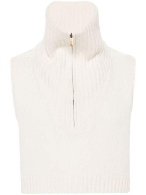 Eric Bompard zip-neck bib