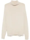 Eric Bompard roll-neck hammer-sleeve sweater - Neutrals