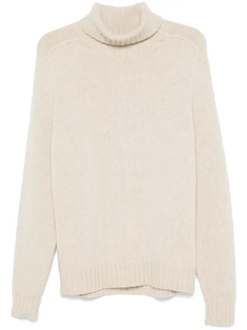 Eric Bompard roll-neck hammer-sleeve sweater