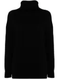 Eric Bompard hammer-sleeve round-neck sweater - Black