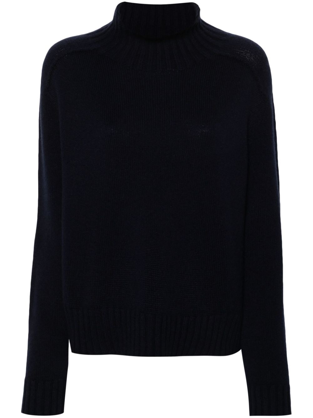 Eric Bompard High-neck Sweater In Blue