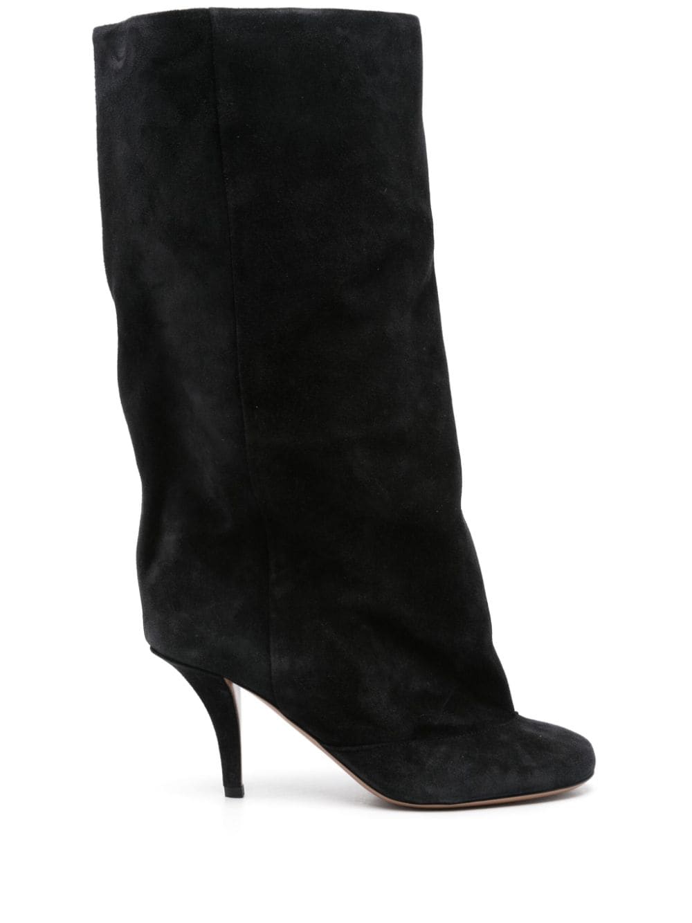 Paris Texas 85mm suede boots Black