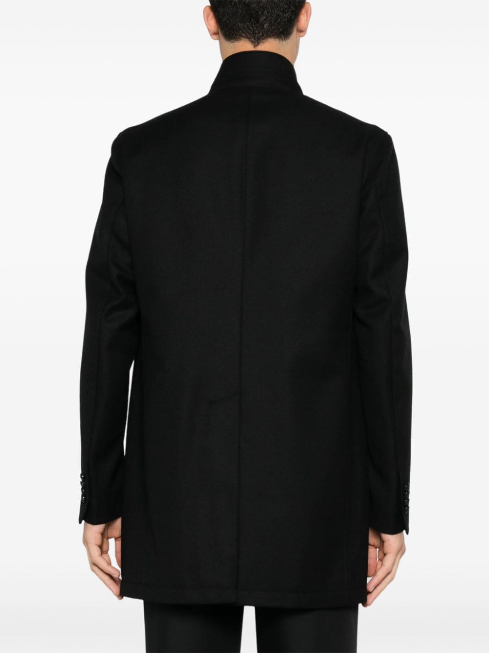 Shop Tagliatore Gordon Coat In Black