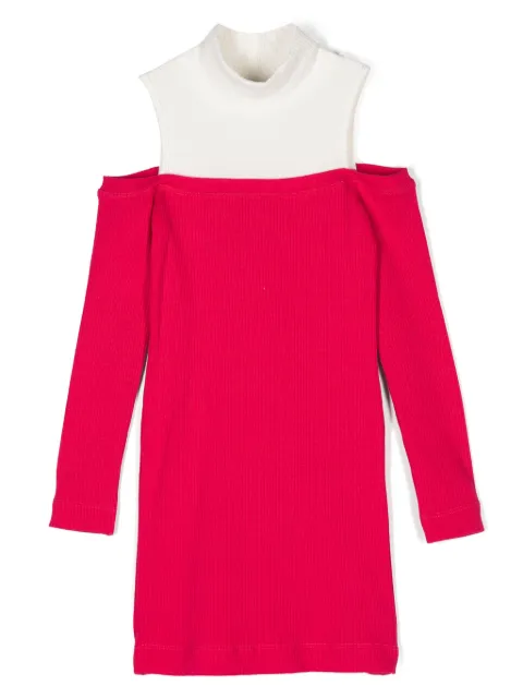 Monnalisa colour-block dress