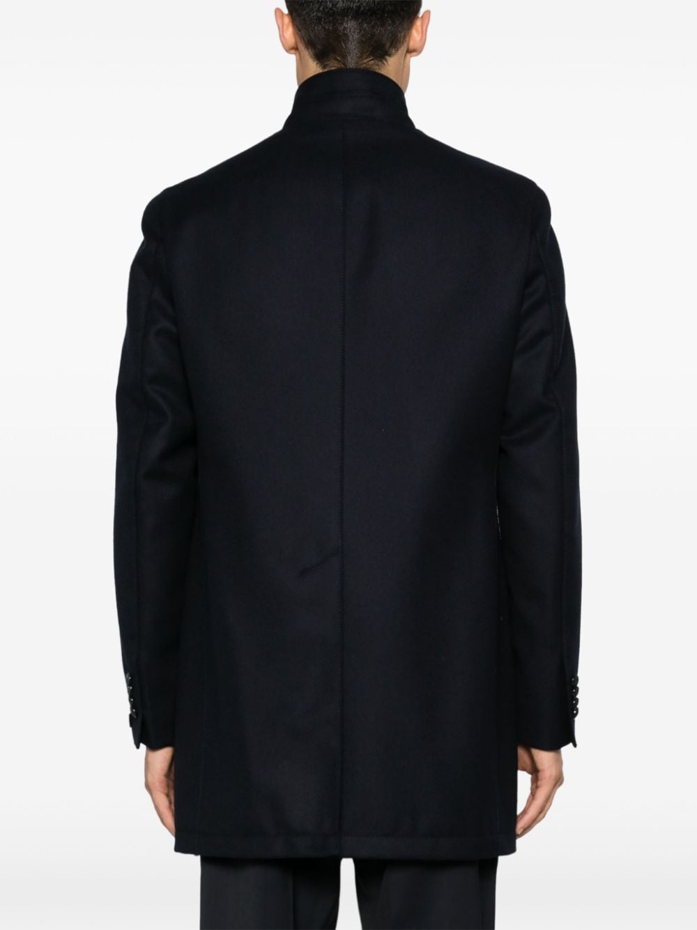 Shop Tagliatore Gordon Coat In Blue