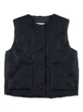 Bonpoint quilted vest jacket - Blue