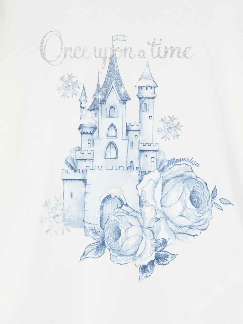 Monnalisa Castle T-shirt Wit