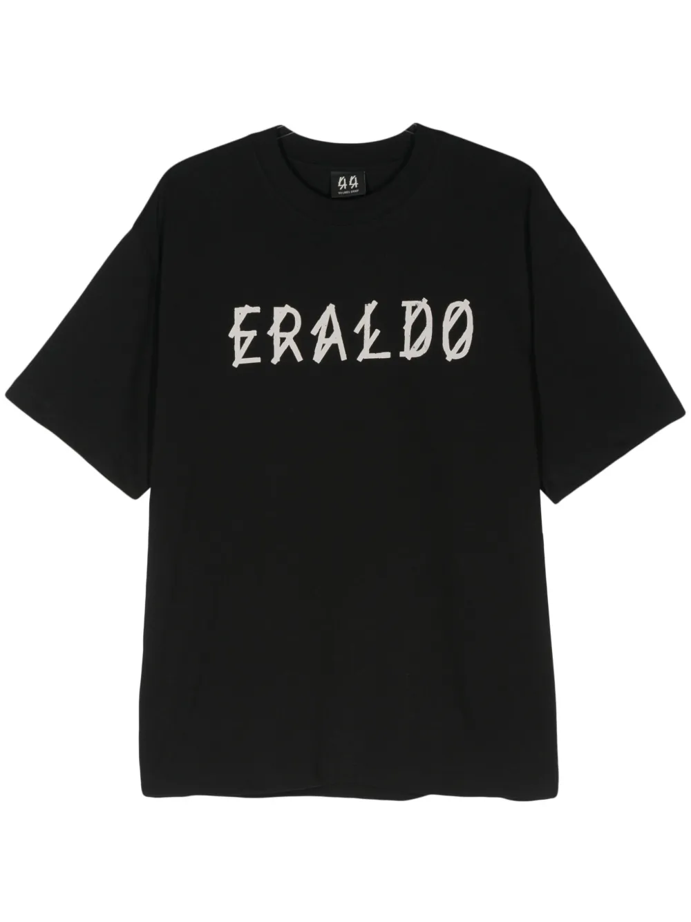 44 LABEL GROUP T-shirt met logoprint Zwart