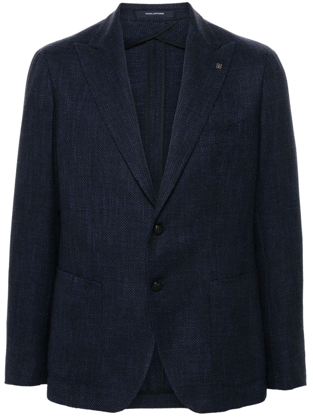 Tagliatore Blazer met enkele rij knopen Blauw