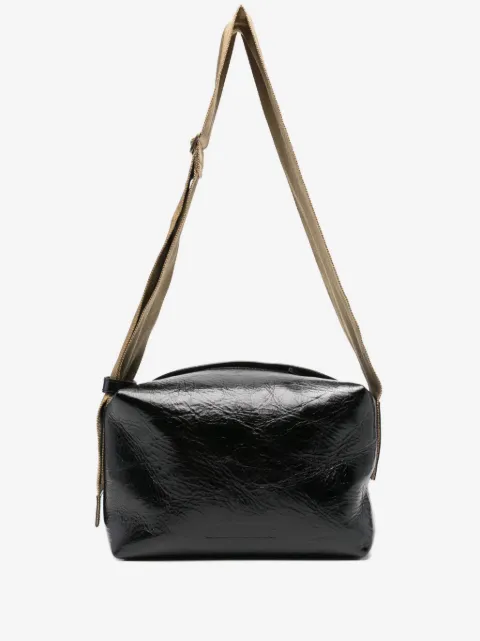 Uma Wang logo-debossed shoulder bag