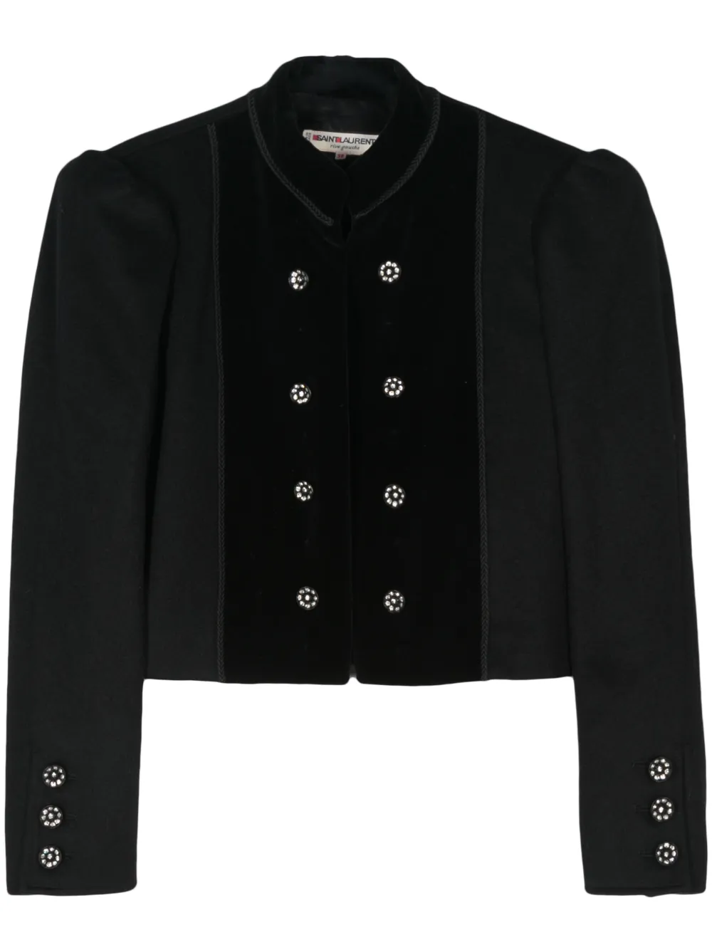 Saint Laurent Pre-Owned 1970s cropped jacket – Black