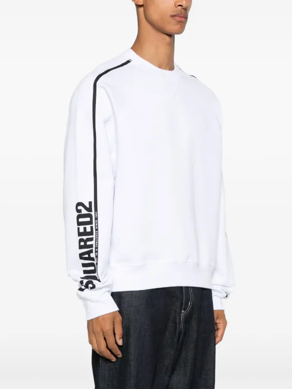 DSQUARED2 Felpa Girocollo Bianco FARFETCH IT