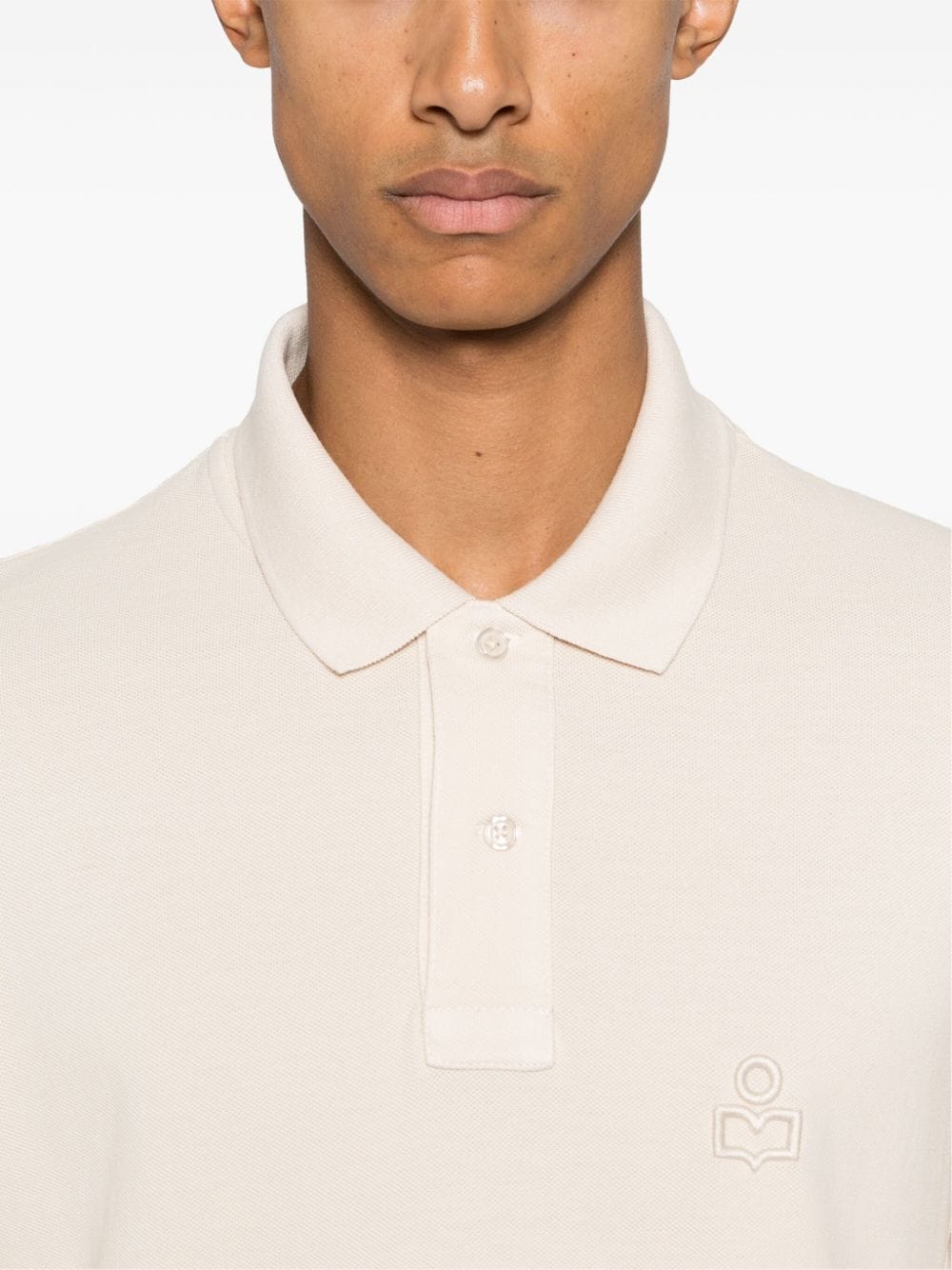 MARANT LOGO-EMBROIDERED POLO SHIRT 