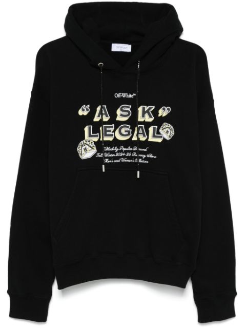 Off-White Ask Legal Skate hoodie Men