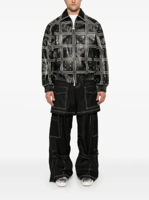 Off-White（オフホワイト）メンズ レザージャケット - FARFETCH