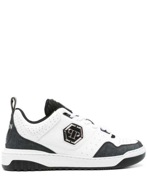 Philipp Plein logo-applique sneakers Men