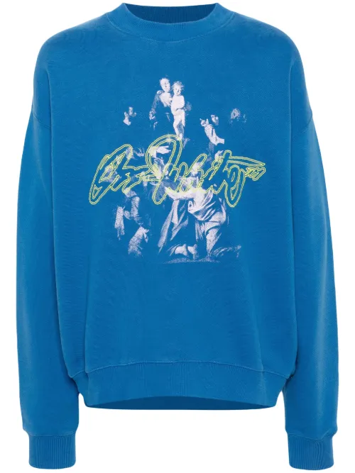 Off-White sweat Script Mary - Bleu - Off-White - Modalova