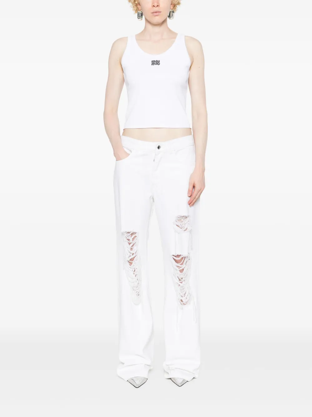 Retrofete Madison jeans - Wit