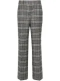 Peserico tartan-check trousers - Grey