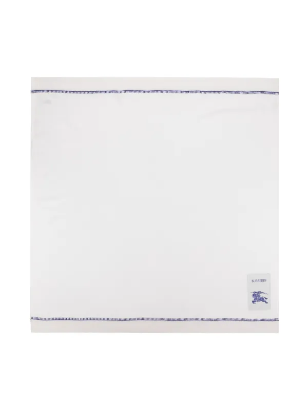 BURBERRY ホワイトブランケット Burberry White Quilted Blanket With