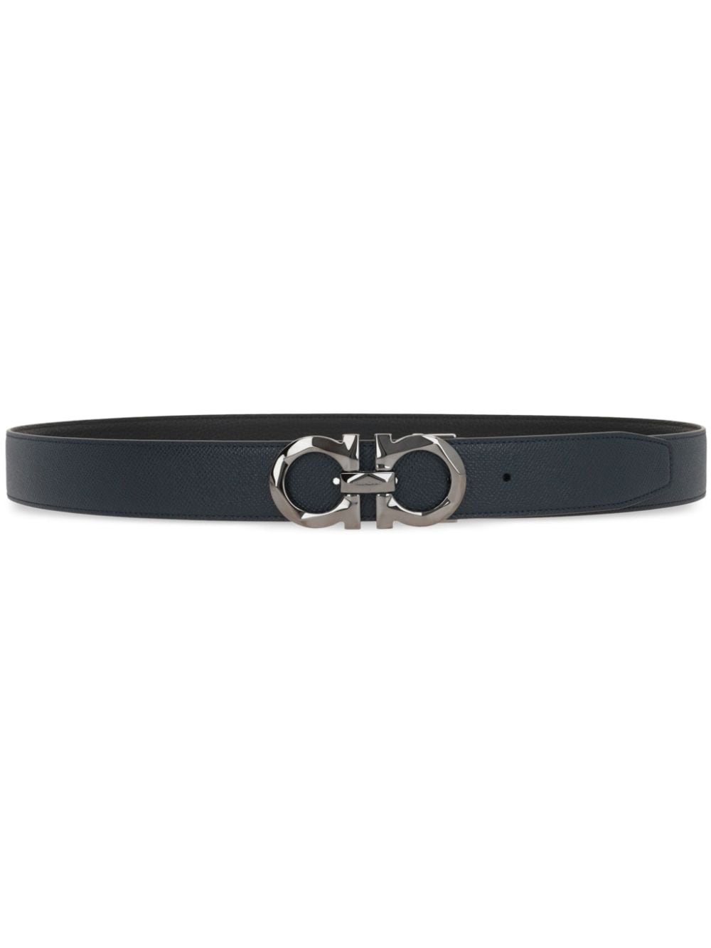 Ferragamo Gancini buckle belt - Blu