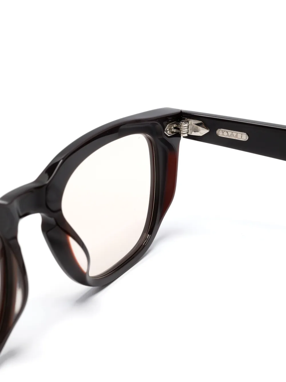 Oliver Peoples Afton bril met vierkant montuur Bruin