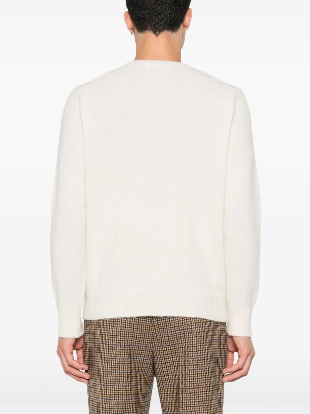 Lardini Trui met ronde hals Wit
