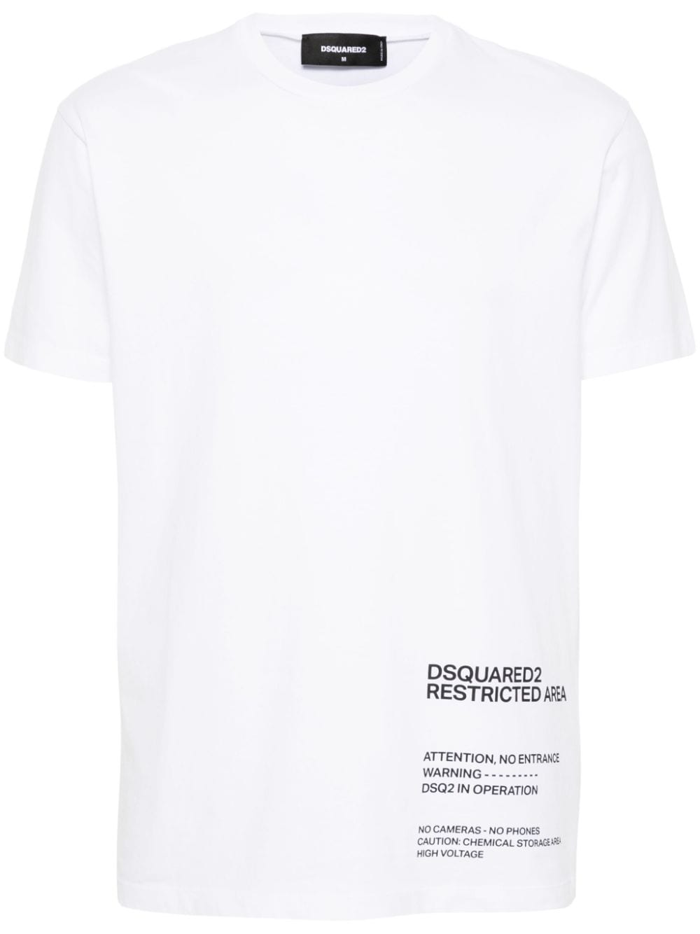 DSQUARED2 T-shirt met print Wit