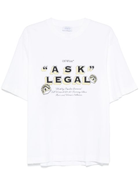 Off-White Ask Legal Skate T-shirt Men