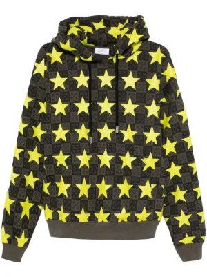 SAINT MXXXXXX x A Bathing Ape® shark-print Hoodie | Green