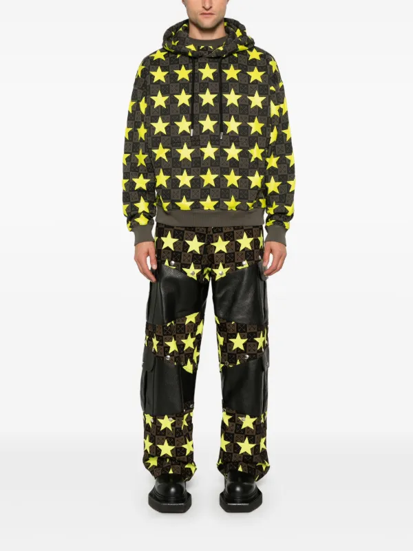 Off-White Stars AO Skate Hoodie | Green | FARFETCH