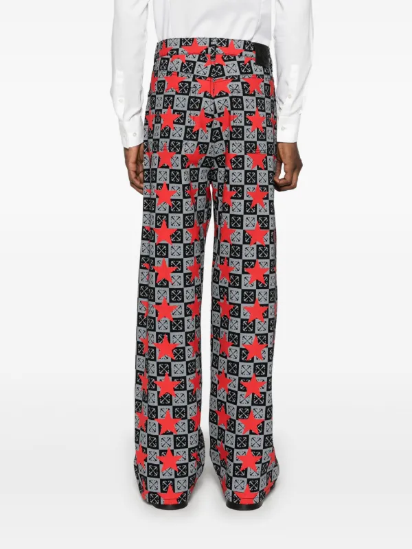 Off-White アロープリント ジーンズ | グレー | FARFETCH JP