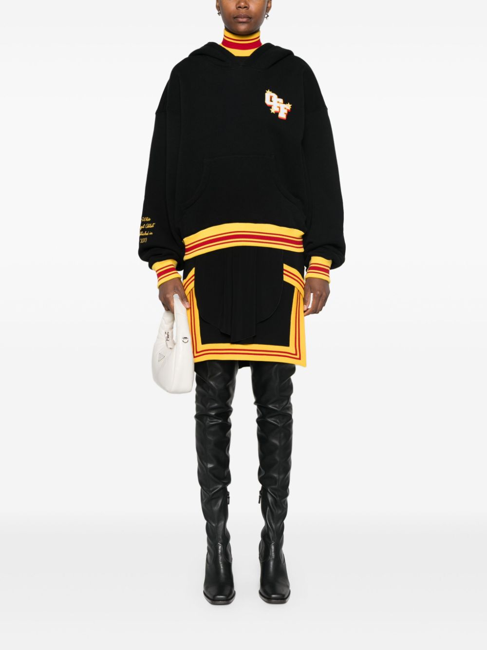 Off-White College Over hoodie - Black